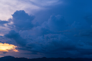 Witness the environmental beauty of twilight sky, a testament to the delicate balance of nature.