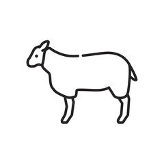 羊　羊肉　マトン　ジンギスカン　イラスト