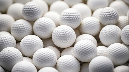 white golf balls background