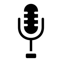 microphone icon vector illustration