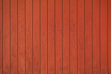 facade view of red wood wall background