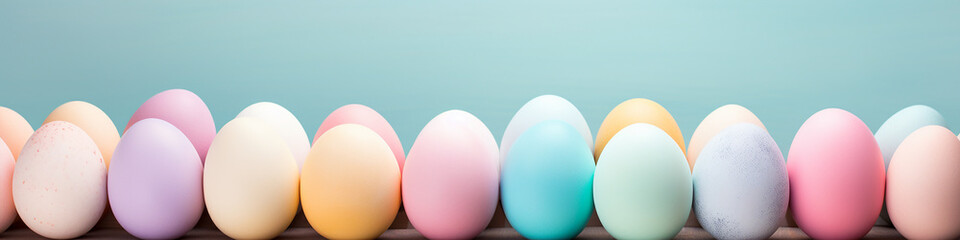Fototapeta na wymiar AI art Frame made of colorful eggs　カラフルな卵で作ったフレーム