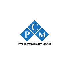 CPM letter logo design on white background. CPM creative initials letter logo concept. CPM letter design.
