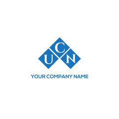 Fototapeta premium CUN letter logo design on white background. CUN creative initials letter logo concept. CUN letter design. 