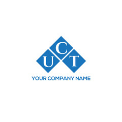 CUT letter logo design on white background. CUT creative initials letter logo concept. CUT letter design.
