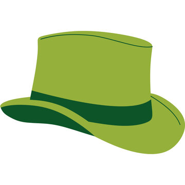 St. Patrick Day Hat Illustration