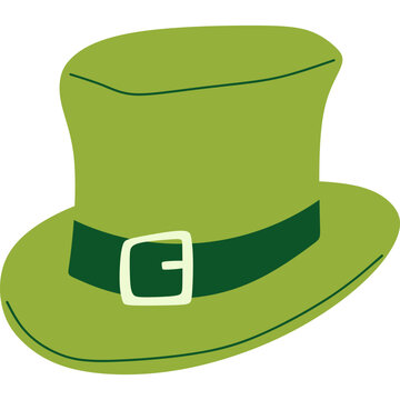 St. Patrick Day Hat Illustration