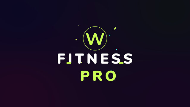 Minimal Fitness Logo Reveal