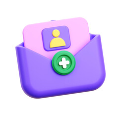 Invitation 3D Icon