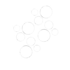 Sawtooth circular shape. Illustration of many jagged circles. The blurred circles are arranged haphazardly.鋸歯状の円形。 多くのギザギザの円のイラスト。 ぼやけた円が無造作に配置されています。