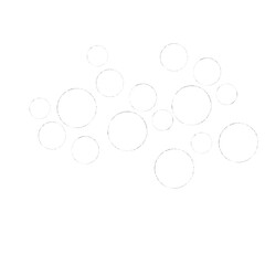 Sawtooth circular shape. Illustration of many jagged circles. The blurred circles are arranged haphazardly.鋸歯状の円形。 多くのギザギザの円のイラスト。 ぼやけた円が無造作に配置されています。