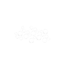 Sawtooth circular shape. Illustration of many jagged circles. The blurred circles are arranged haphazardly.鋸歯状の円形。 多くのギザギザの円のイラスト。 ぼやけた円が無造作に配置されています。