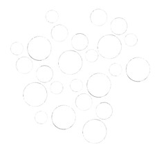 Sawtooth circular shape. Illustration of many jagged circles. The blurred circles are arranged haphazardly.鋸歯状の円形。 多くのギザギザの円のイラスト。 ぼやけた円が無造作に配置されています。