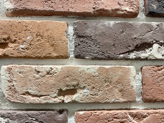 Brick wall texture, brick wall background for web site or mobile devices.