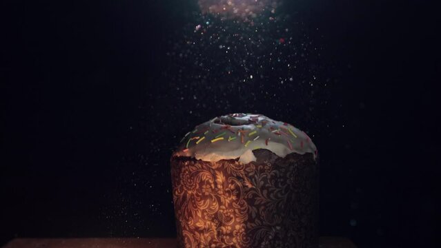 Easter cake close up shot