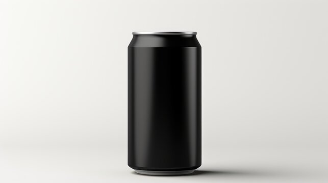 Aluminum black soda can