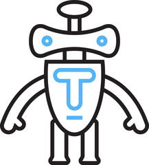 Smart Robot Icon
