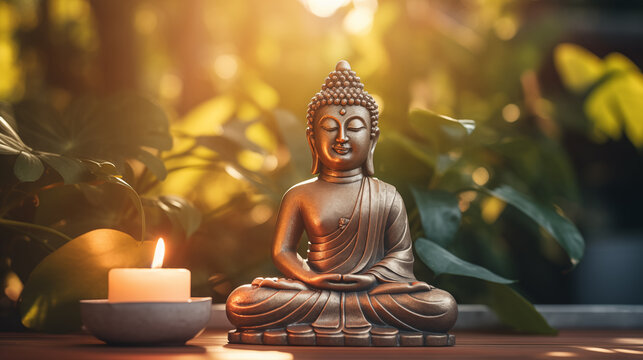 golden buddha statue