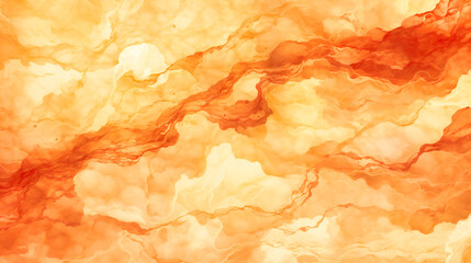 Warm Tones of Amber and Coral Flowing in Marbled Patterns Like Fiery Natural Strata