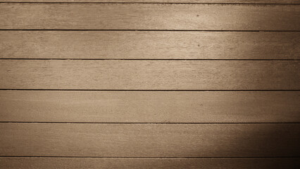 Wooden wall background with gray dark brown gradient frame