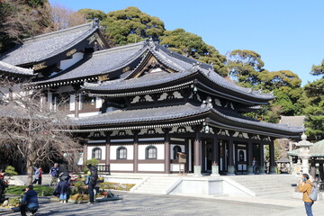 Naklejka premium 鎌倉・長谷寺。観音堂。