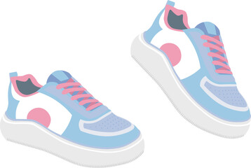 Urban Sneakers Illustration