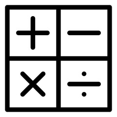 Obraz premium calculator icon 