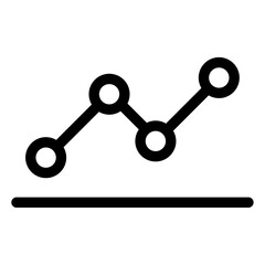 line chart  icon 