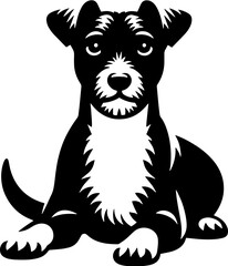 Patterdale Terrier icon 6 - obrazy, fototapety, plakaty