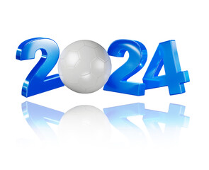 Handball 2024 Design with a White Background