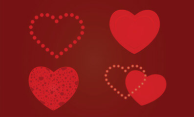 Love heart, Valentine, Love vector