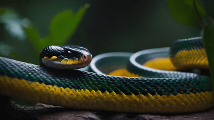 close up of a snake