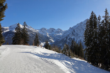 Fototapeta premium Kleinwalsertal - Winter / Kleinwalsertal - Winter /