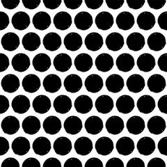 Seamless pattern with grunge circles