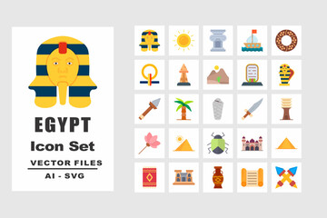Egypt Set File - obrazy, fototapety, plakaty