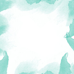Watercolor background, many different colors. Abstract blue watercolor background for your design,...