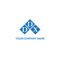 Fototapeta premium DDX letter logo design on white background. DDX creative initials letter logo concept. DDX letter design. 