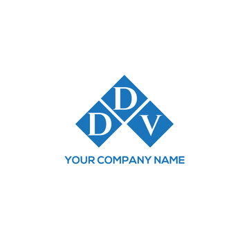 DDV letter logo design on white background. DDV creative initials letter logo concept. DDV letter design.
