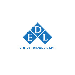 DEL letter logo design on white background. DEL creative initials letter logo concept. DEL letter design.
