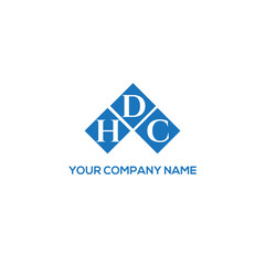 DHC letter logo design on white background. DHC creative initials letter logo concept. DHC letter design.
