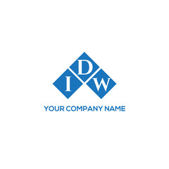 Fototapeta premium DIW letter logo design on white background. DIW creative initials letter logo concept. DIW letter design. 