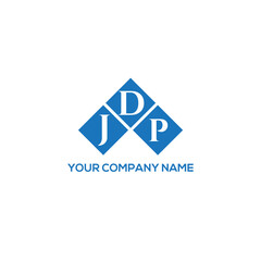 Naklejka premium DJP letter logo design on white background. DJP creative initials letter logo concept. DJP letter design. 