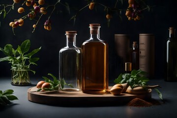 olive oil and herbs Generated with AI. 