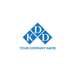Fototapeta premium DKD letter logo design on white background. DKD creative initials letter logo concept. DKD letter design. 