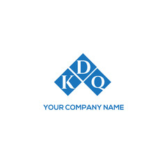 Naklejka premium DKQ letter logo design on white background. DKQ creative initials letter logo concept. DKQ letter design. 