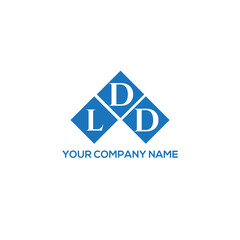 DLD letter logo design on white background. DLD creative initials letter logo concept. DLD letter design.
