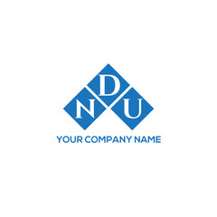 DNU letter logo design on black background. DNU creative initials letter logo concept. DNU letter design.
