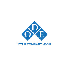 DOE letter logo design on black background. DOE creative initials letter logo concept. DOE letter design.
