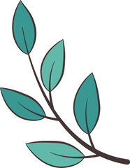 Cute leaf illustration