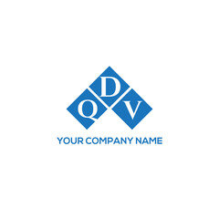Fototapeta premium DQV letter logo design on white background. DQV creative initials letter logo concept. DQV letter design. 